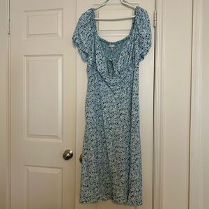 A New Day Blue Floral Dress